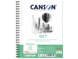 Bloc de Papel de Dibujo CANSON 1557 Din A5+ 180 G/M² 30 Hojas