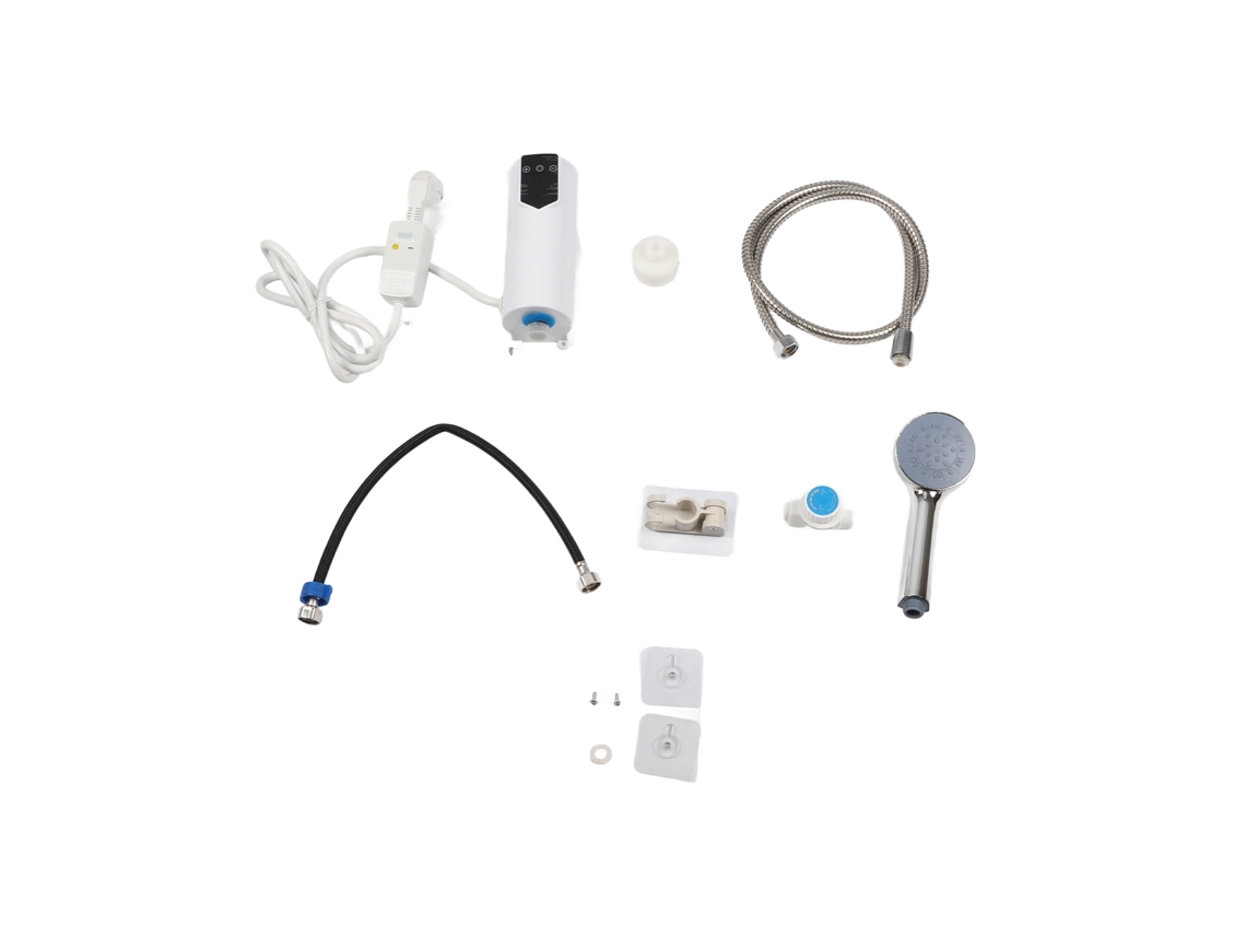 Mini Calentador De Agua Eléctrico Instantáneo De 5500 W Con Cabezal De Ducha Termostático Dn15