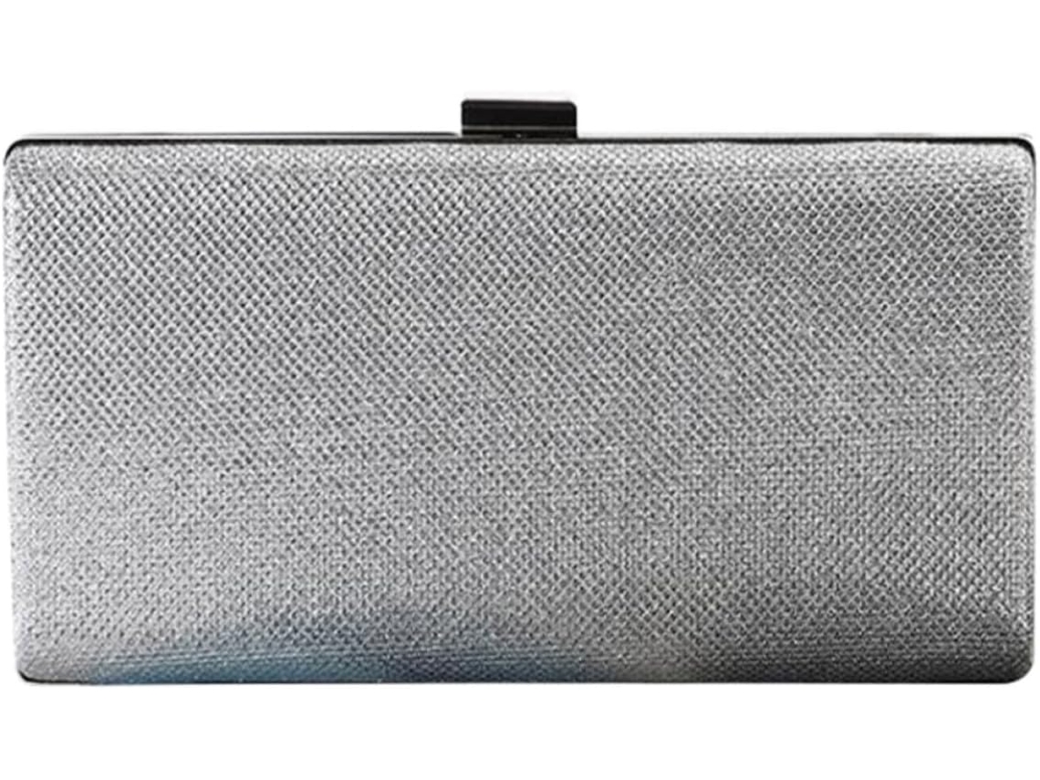 Bolso De Mano De Noche Para Mujer, Pequeño Y Portátil, Color Plata, Ideal Para Bodas Y Fiestas.
