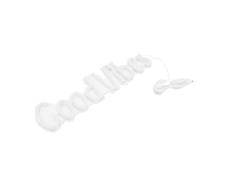Letrero De Neón Good Vibes, Luz Colgante Con Alimentación Usb E Interruptor Para Dormitorio, Bar, Pu