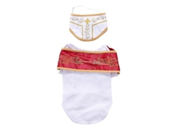 Disfraz De Papa Para Perro - Traje De Santo Padre Para Halloween, Adorable Disfraz De Perro Papa L
