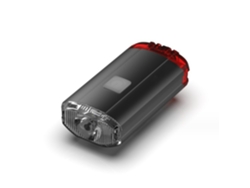 Luz para casco de bicicleta, luces para casco de bicicleta delanteras y traseras duales recargables por USB, linterna portátil para casco de bicicleta CHRONUS