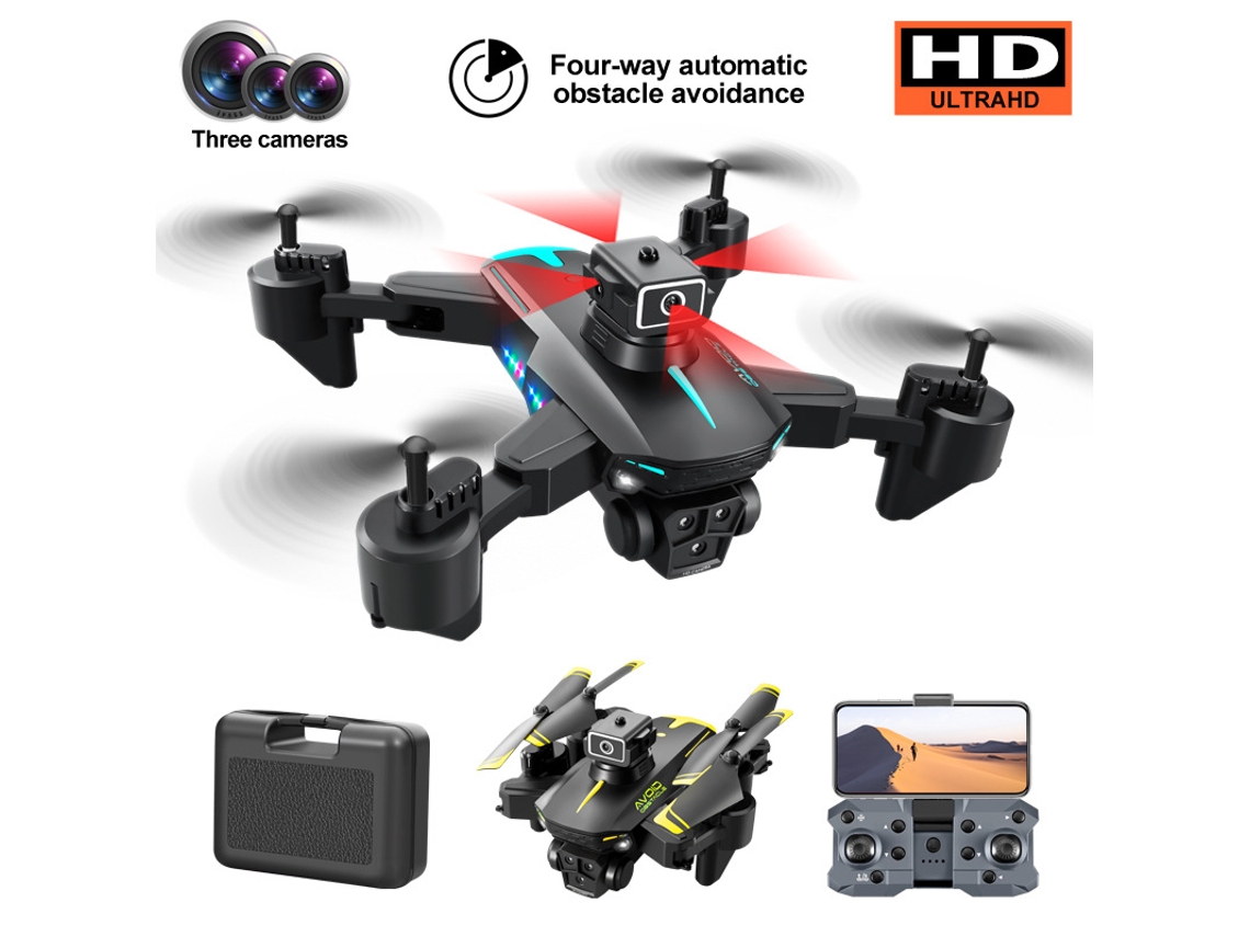 Dron plegable de cuatro ejes Bestvite KY605s para evitar obstáculos (1 batería, 15 minutos de autonomía, azul)