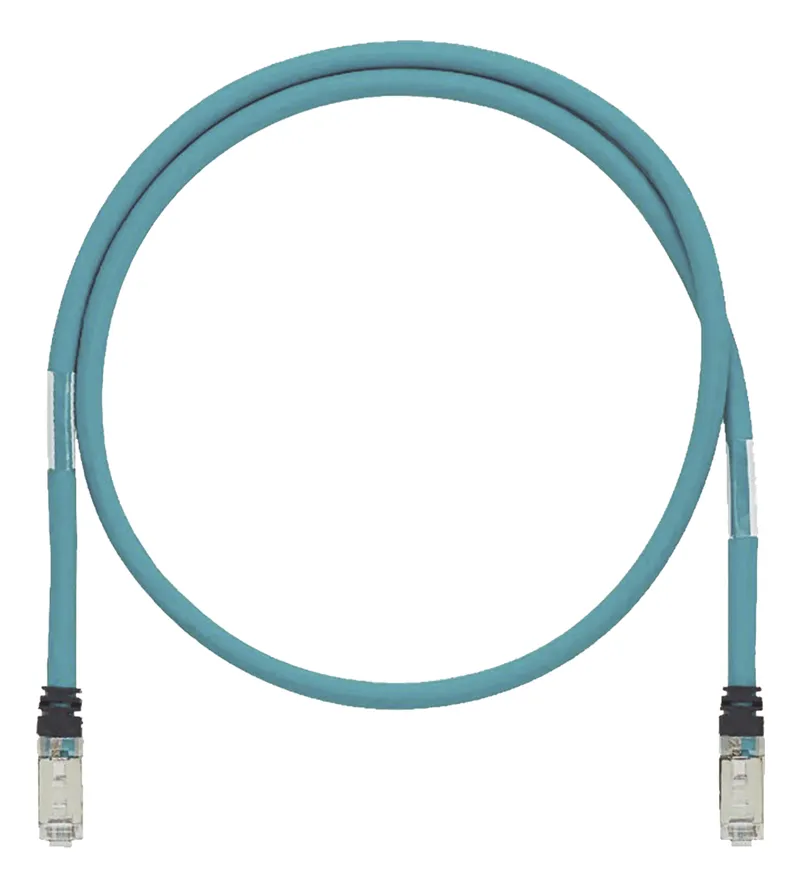 Patch Cord Cat6a De Grado Industrial 600v Aqua Istph6x0.6mtl
