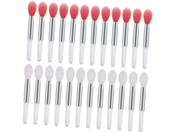 Juego de 24 pinceles para labios, aplicador de silicona para mascarilla labial, pincel de silicona Pa Gokoco
