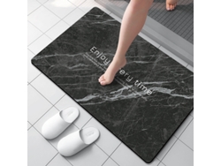 Alfombra de Baño LUUCOZK Antideslizantes Absorbentes Decoración Baño Secado Poliéster Multicolor (60x90cm)