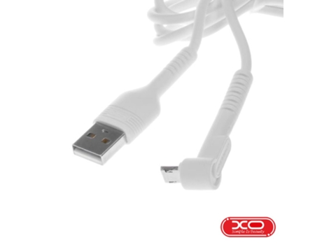Cable USB-A XO 2,0 2,1A Macho / Usb-C 55ÃÂÃÂÂº (Blanco - 0,8m)
