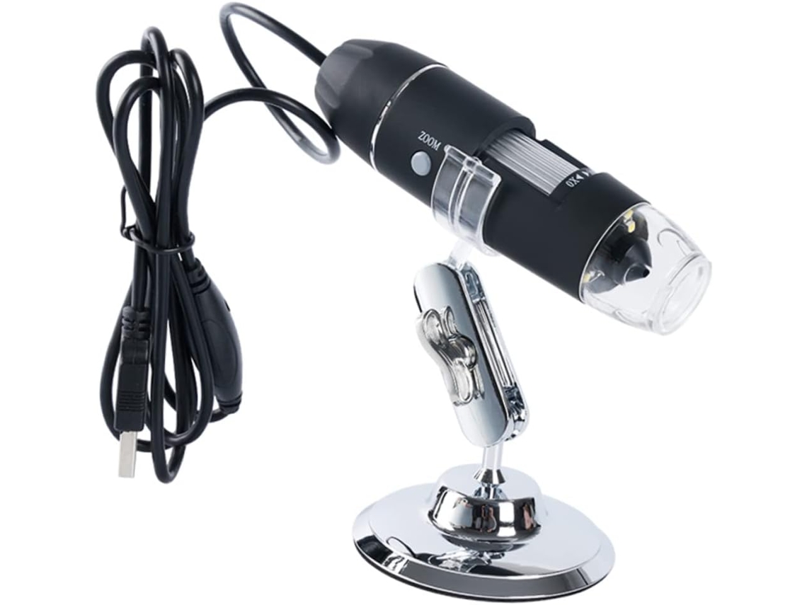 Microscopio Numérico Usb Con Lupa Y Led Soporte Adhesivo Compatible Con Windows Xp Vista