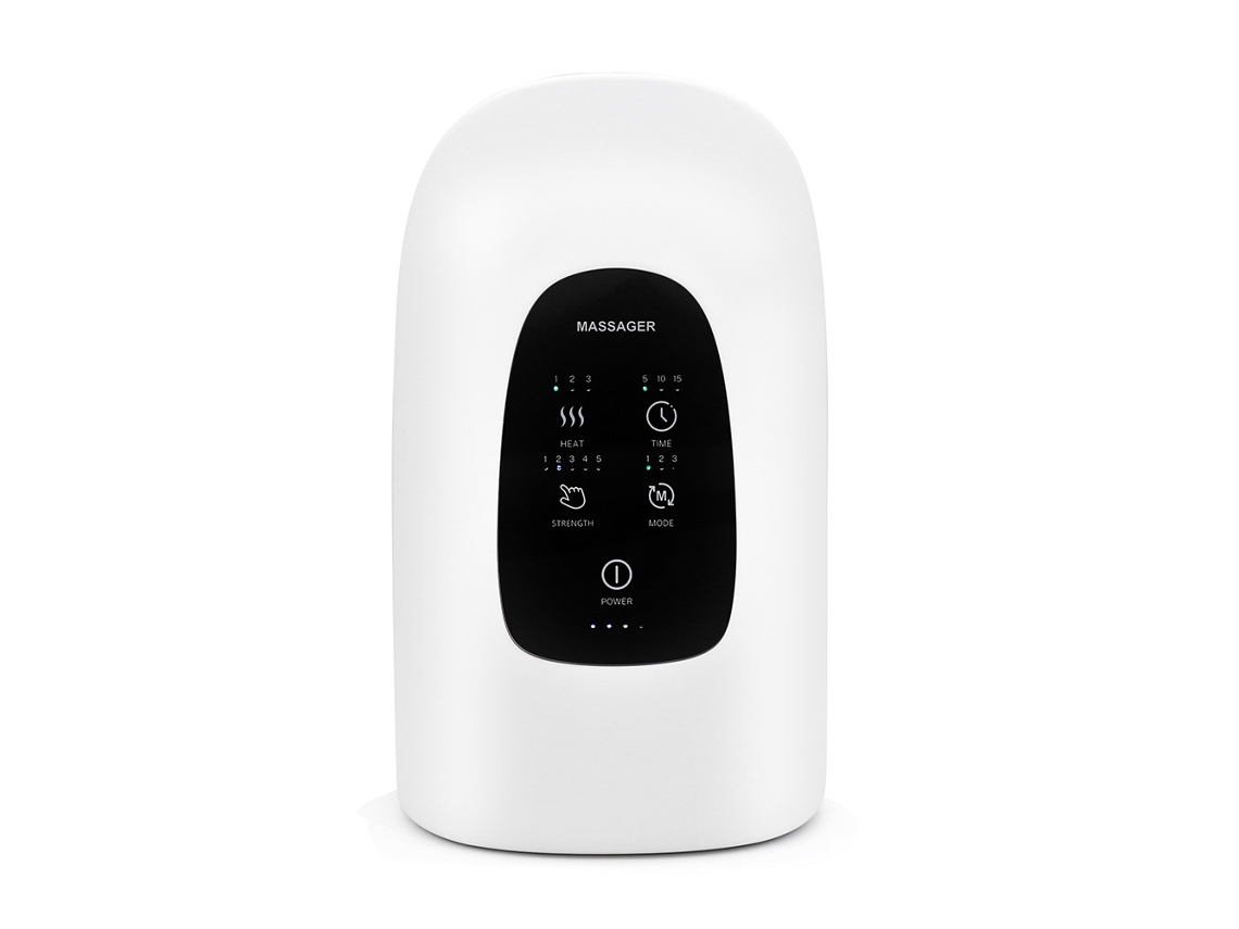 Nuevo masajeador de manos con calor, compresión de aire, acupresión y amasamiento. Alivia eficazmente el dolor. Blanco. Sfushos.