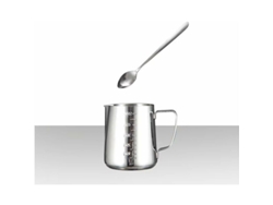 Recipiente para hacer velas de 1000 ml, de acero inoxidable, para fundir cera, con boquilla antigoteo y asa.