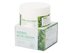 Crema hidratante para eliminar el acné y las pústulas.