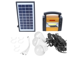 Generador De Energía Solar Multifuncional Lm-367 Con Batería Para El Hogar Y El Camping.