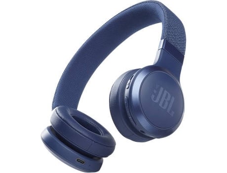 Auriculares Bluetooth Multipoint JBL Live 460NC (On Ear - Micrófono - Noise Canceling - Azul)