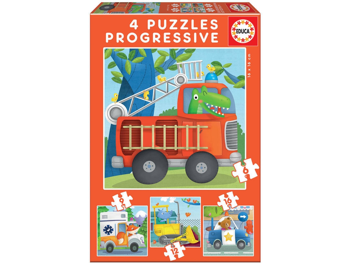 Puzzle EDUCA Progresivo Rescate (Edad Mínima: 3 Años - 0 Piezas)