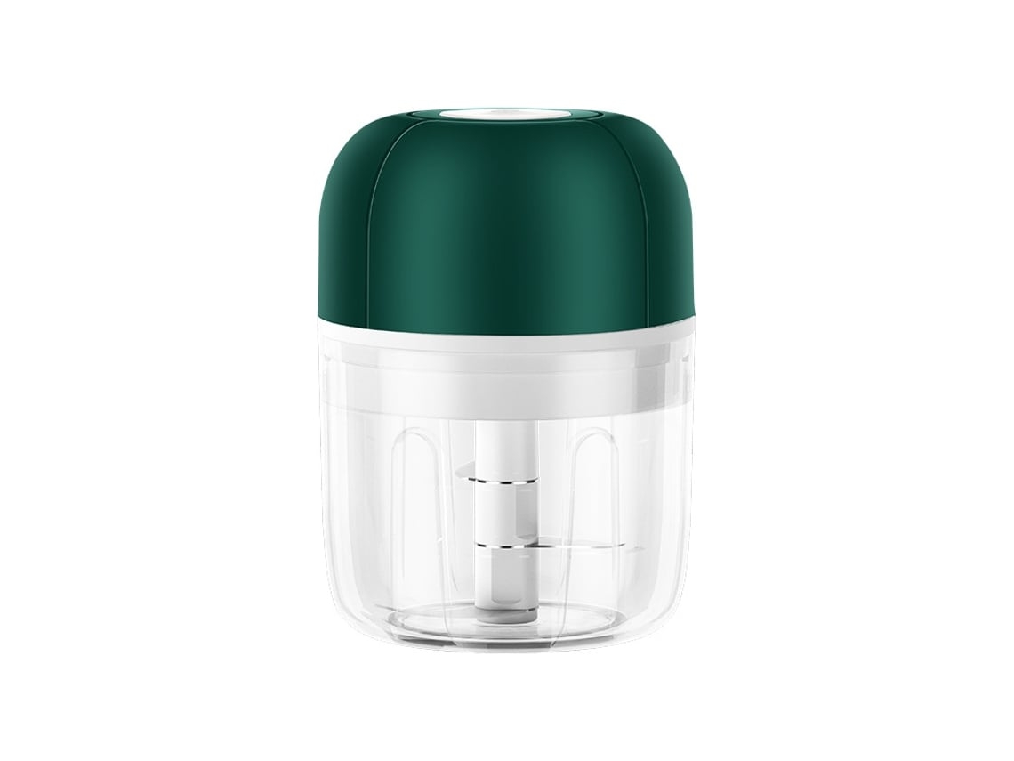 Mini picadora eléctrica de ajo de 250 ml, picadora de cebolla, picadora de carne para pimientos y jengibre verde Yunzii