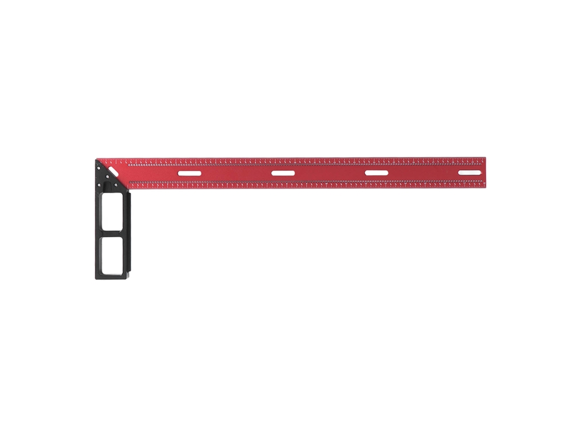 Regla Cuadrada De Aleación De Aluminio Para Mediciones Precisas En Carpintería, Marcado Por Rayado, 50 Cm.