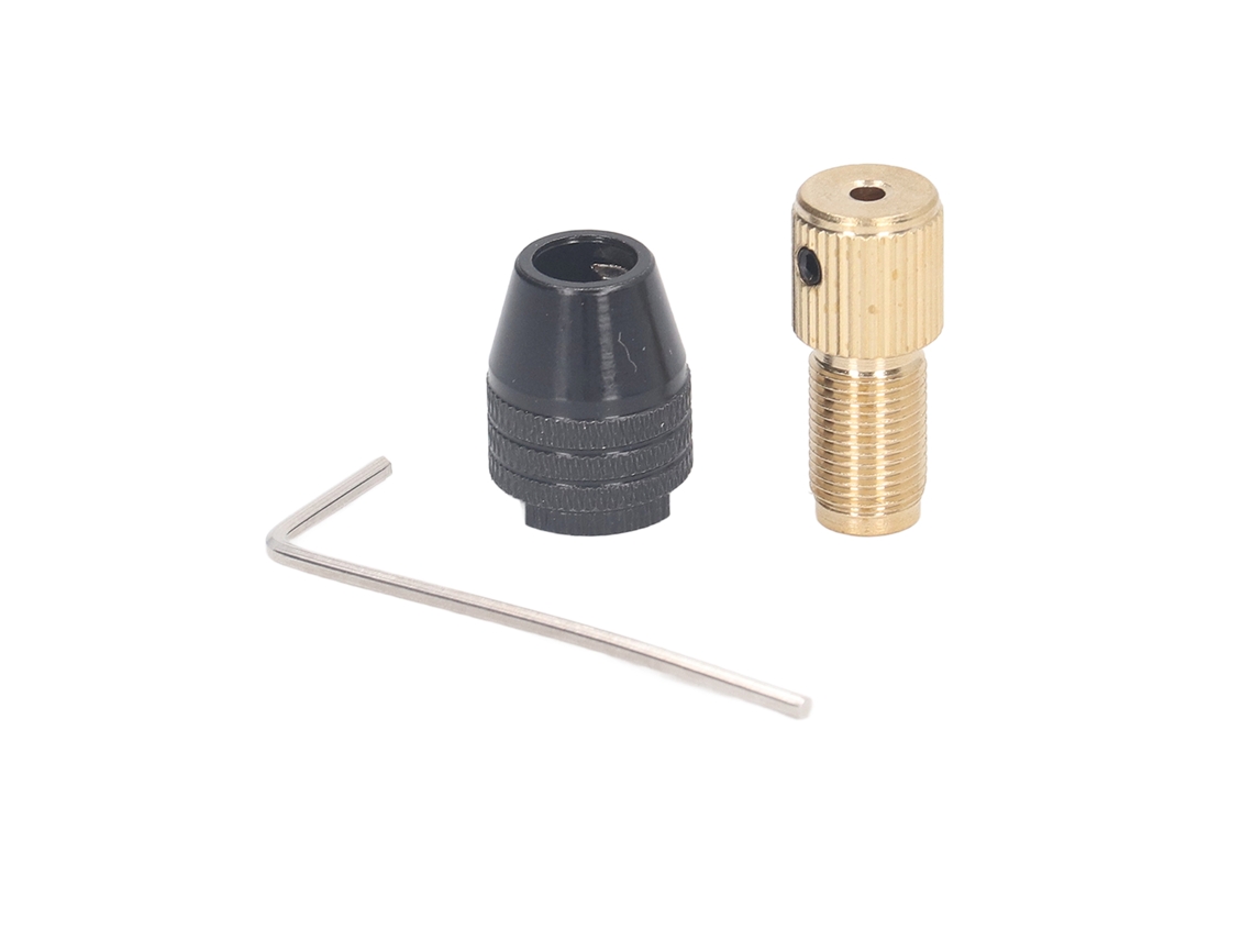 Broca De 3 Dientes Para Herramienta Rotativa Con Cortador Autoajustable, Varilla De Extensión Y Llave Hexagonal De 2,35 Mm.
