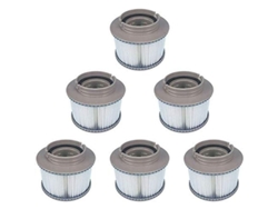 2026-6 Filtros De Reemplazo Para Mspa Fd2089, Cartuchos Para Piscinas Y Spas Compatible Con Uscany Elegance Camaro Alpine Blue Sea Silver Cloud
