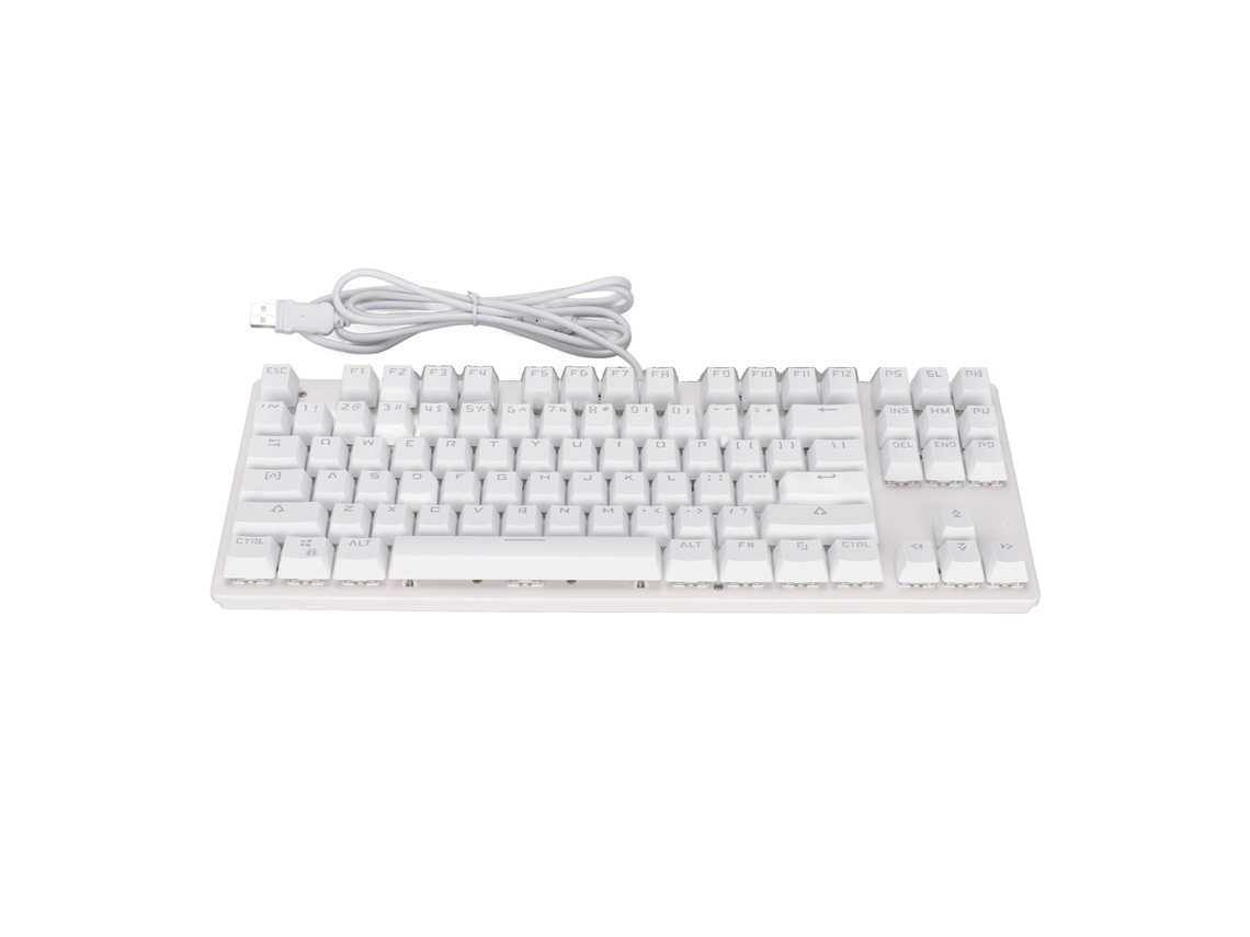 Teclado Mecânico Gamer 87 Teclas Switch Azul Rgb 9 Modos De Iluminação Plug And Play Design Ergonômico