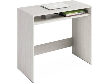 Mesa de Escritorio HABITDESIGN Oak (Blanco Alpes - Melamina - 79 x 78 x 43 cm)