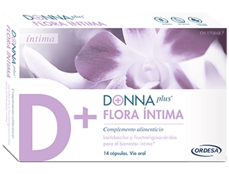 DONNAPLUS Complemento Alimenticio Flora Intima Plus 14 Cápsulas