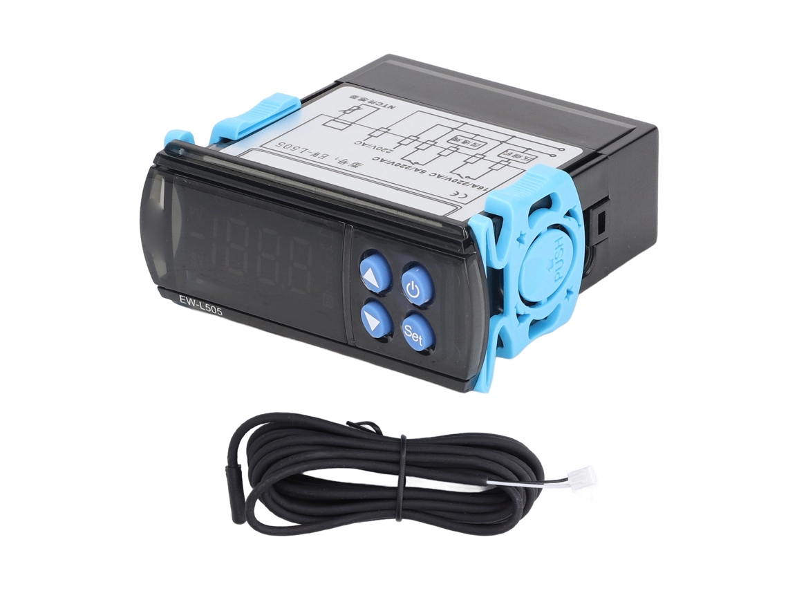 Controlador Digital De Temperatura Con Alarma De Sobretemperatura Y Protección Con Retardo, Termostato Electrónico, Ac220v