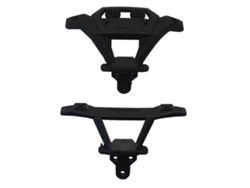 2 parachoques delantero y trasero SJ05/06 para Xinlehong Q901 Q902 Q903 9130 9136 9137 1/16 escala RC coche repuesto