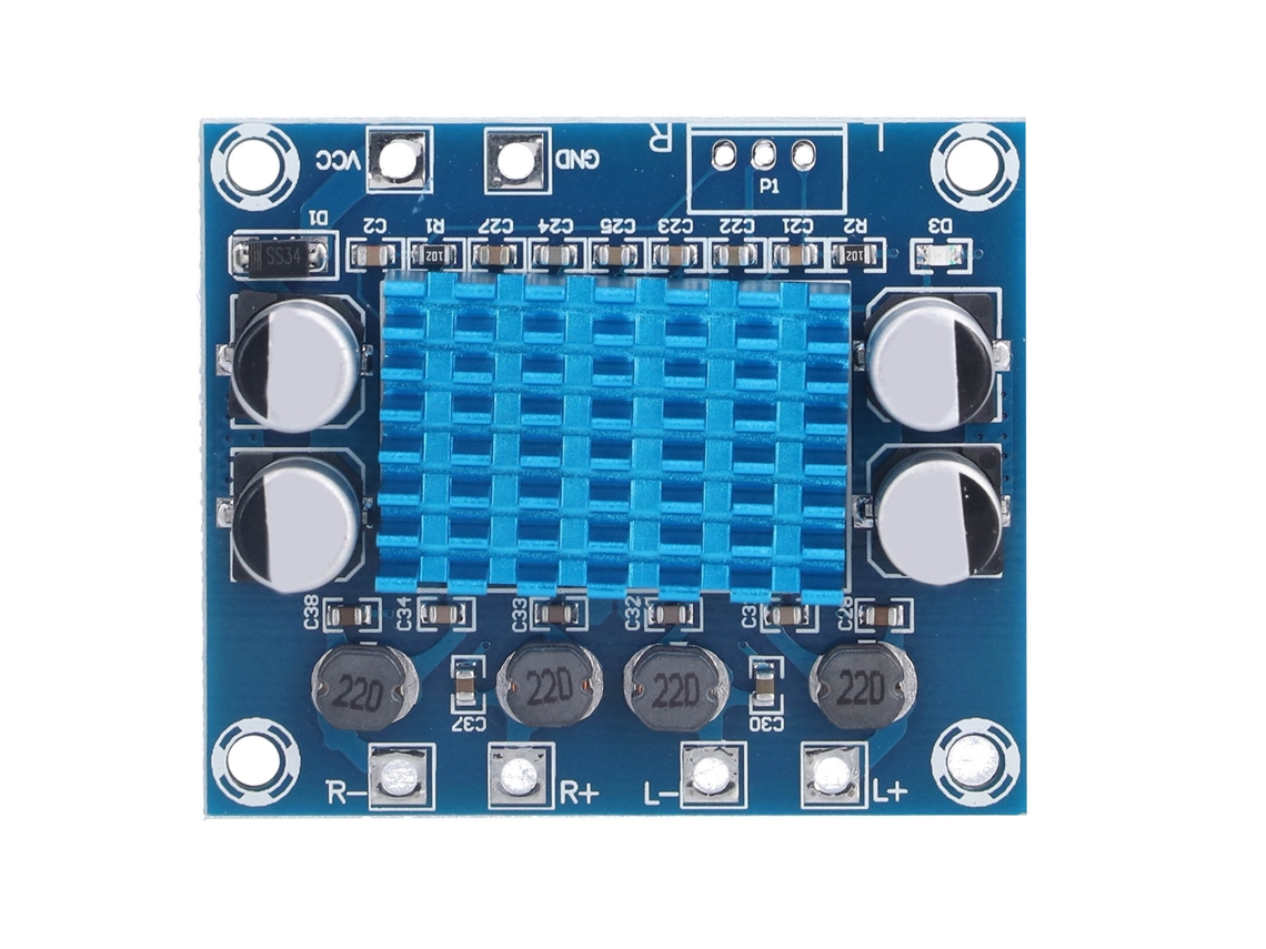 Placa Amplificador De Audio Chip Tpa3110 Diseño Estéreo Digital 2.0 Canales Módulo Amp Potencia Para Ordenadores
