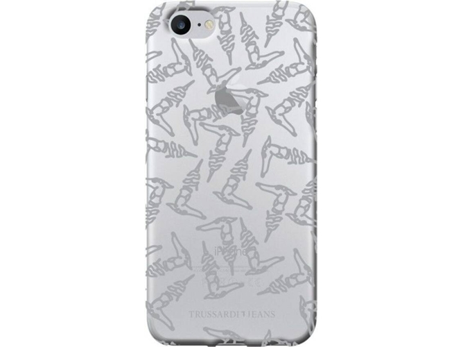 Funda iPhone 6, 6s, 7, 8 TRUSSARDI Transparence Multicolor