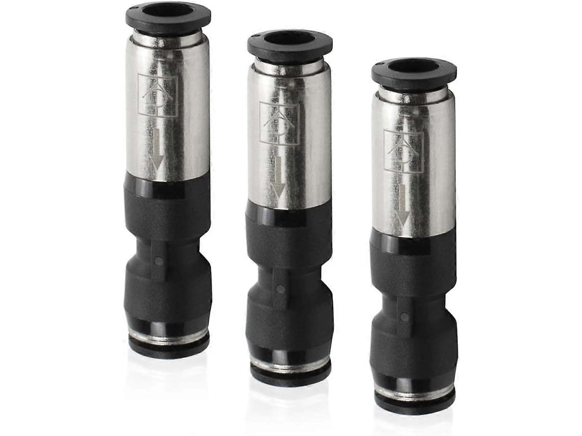3 Piezas Valvula De Retencion Neumatica Recta 6mm Para Conexion De Aires Comprimidos