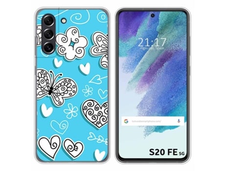 Carcasa Samsung Galaxy S21 FE 5G TUMUNDOSMARTPHONE Dibujos Multicolor