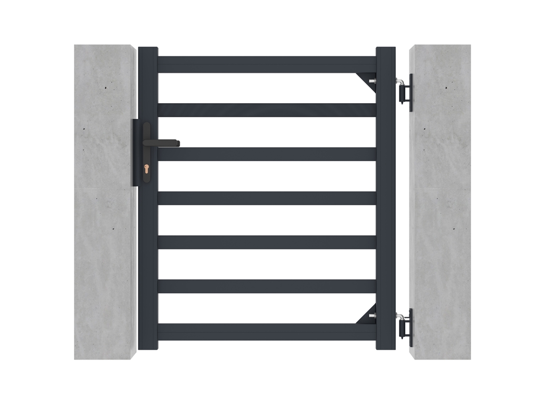 Puerta peatonal aluminio ANTELAO 100P110