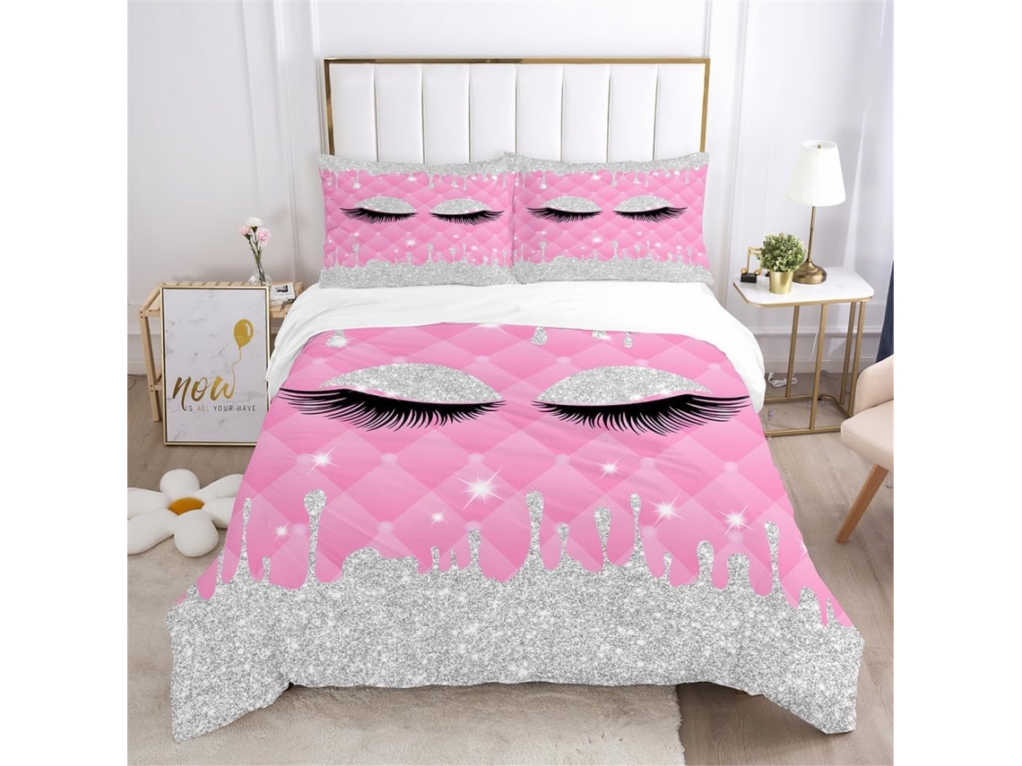 Ropa Cama Niños Niñas Adolescentes Funda Nórdica Almohada Material Microfibra Color Juego Diseño 240 X 260 Cm