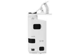 Microscopio Led Para Teléfonos Móviles Con Zoom Ajustable De 80 A 120 Aumentos, Lente De Aumento Y Clip Universal.