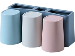 Escova De Vaso Sanitário Compacta Em Aço Inoxidável Com Suporte De Plástico, Design Que Economiza Espaço Para Limpeza
