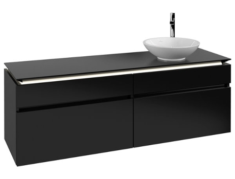 Villeroy &amp Boch Legato Vanity unit B598 1600x550x500mm lavabo a la derecha iluminación LED