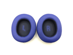 Almohadillas de espuma suave para auriculares JBL E55BT, color azul.