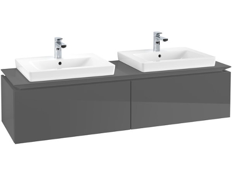 Mueble de tocador Villeroy &amp Boch Legato B676 1600x380x500mm 2 lavabos