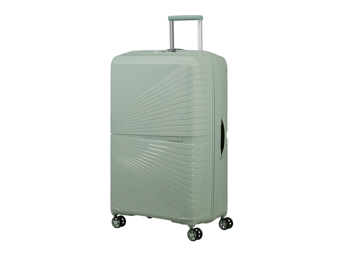 Maleta de viaje grande American Tourister de 77 cm con aire acondicionado, color Saturno Salvia