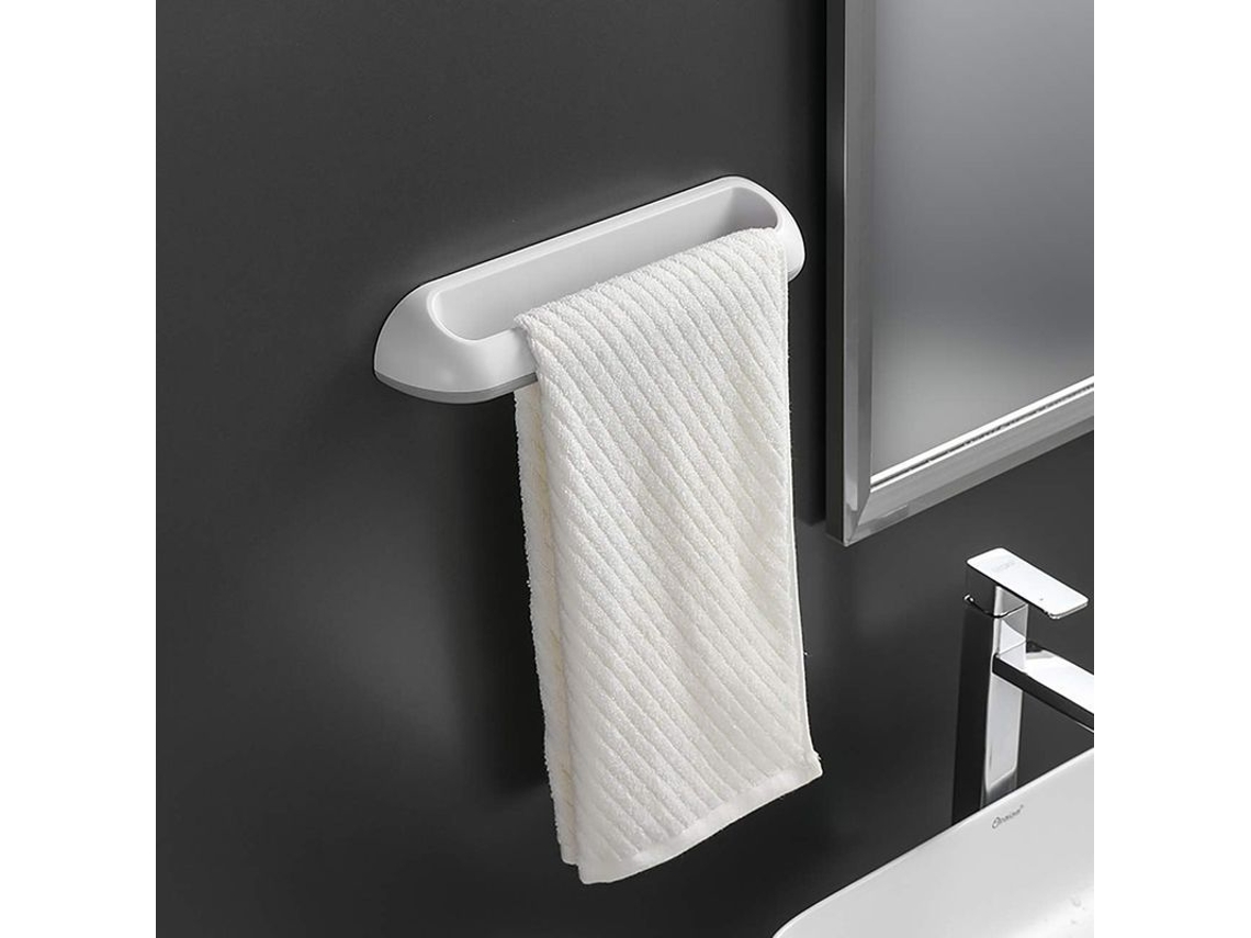 2026-anillas De Toalla Adhesivas De Plástico De Alta Calidad Para Baño Cocina Inodoro Blanco Sin Taladrar