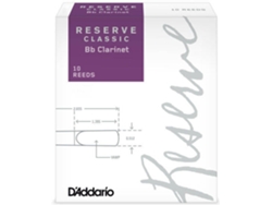 Cañas de Clarinete DADDARIO Reserve Classic Bb (10 Unidades - Fuerza 3.0)