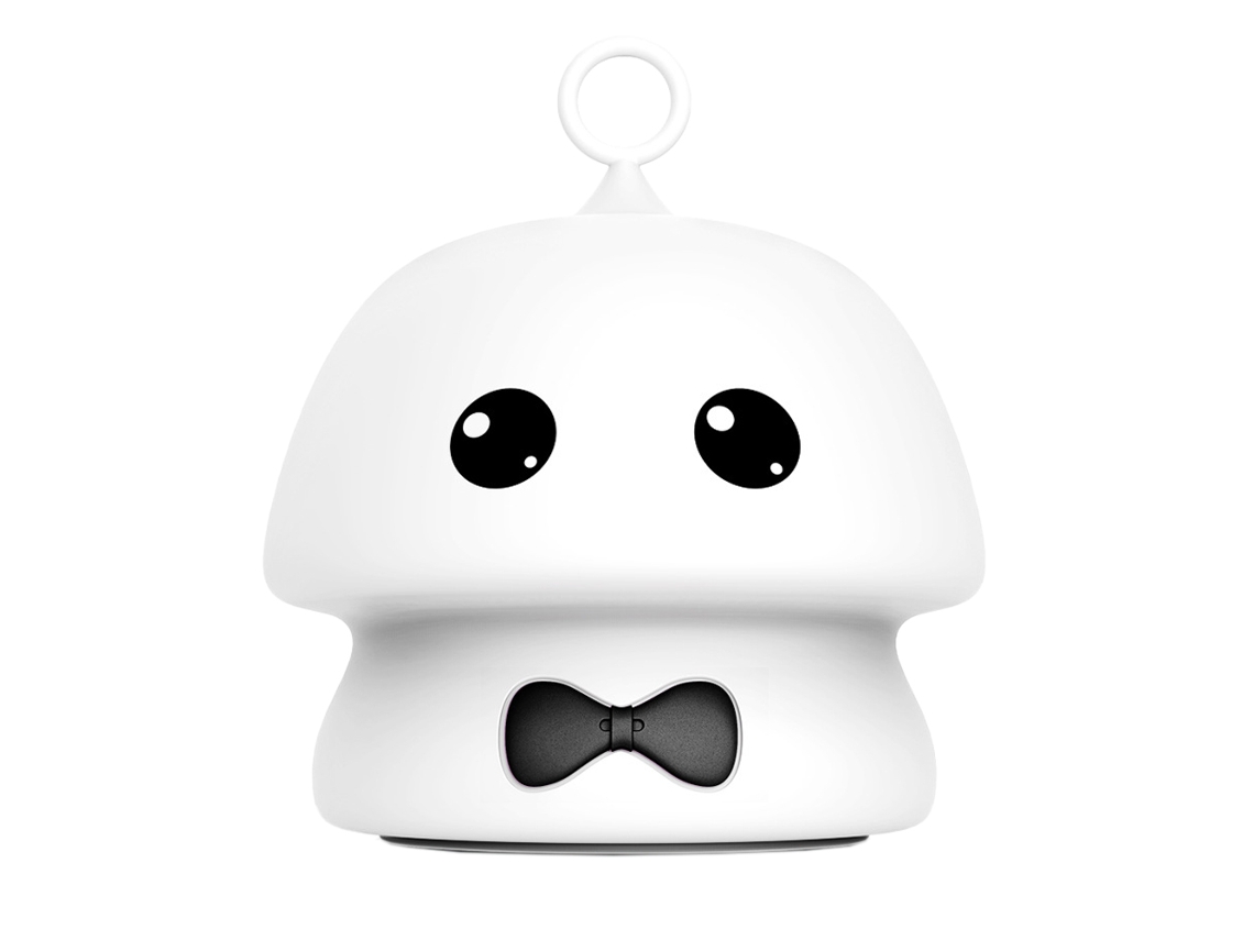 Gravata Borboleta Recarregável Com Luz Noturna - Cogumelo Usb Preto JEIIBRZUI