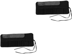 Estuche De 2 Piezas Para Guardar Brochas De Maquillaje, Ideal Para Neceseres De Viaje.