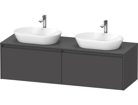 Mueble DURAVIT Ketho.2 bajo lavabo hueco para lavabo en ambos lados 1600x459x550mm K24889B