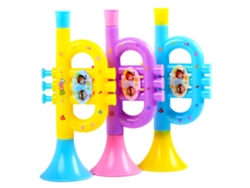 Juguete Musical Infantil: Trompeta De Plástico Colorida Y Aleatoria - Educación Musical Para Bebés