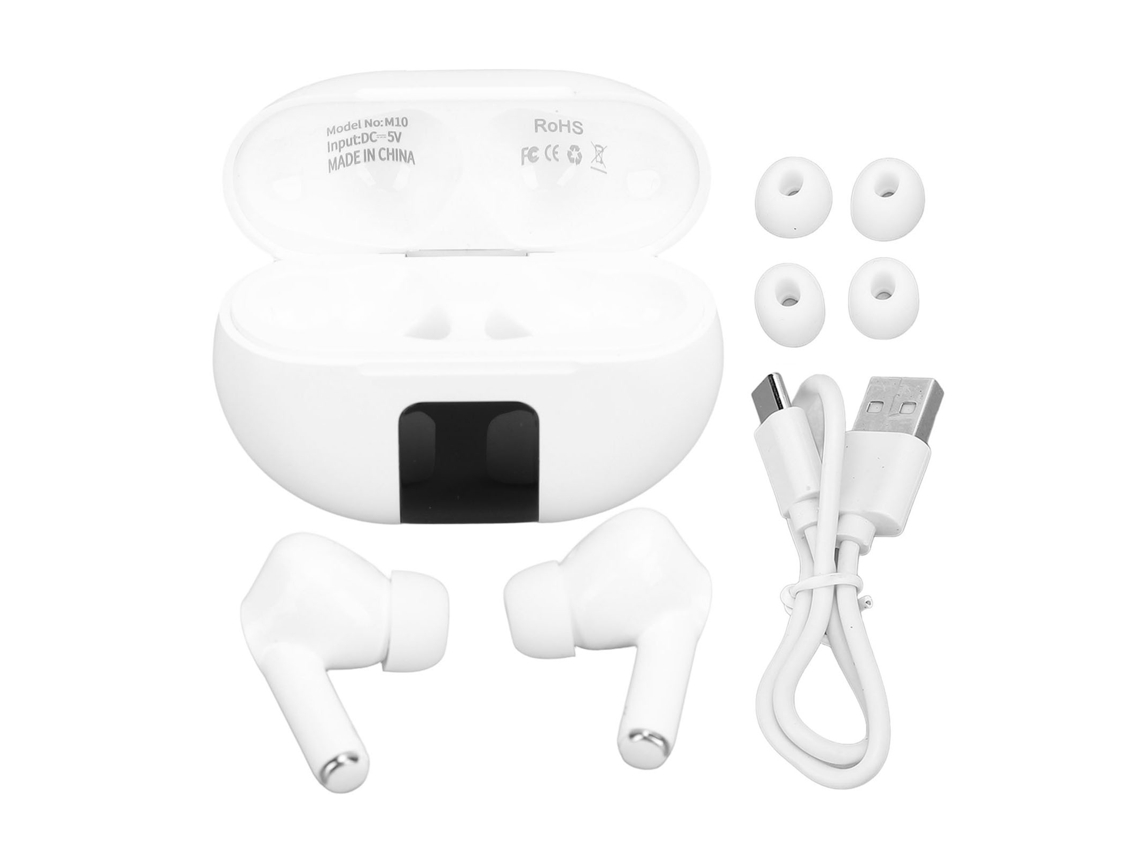 Ats-audífonos Traductor M10 Bluetooth Traducción En Tiempo Real Para Más De 140 Idiomas Con Estuche De Carga