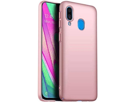 Carcasa Samsung Galaxy A40 G4M Rígida y Fina Rosa