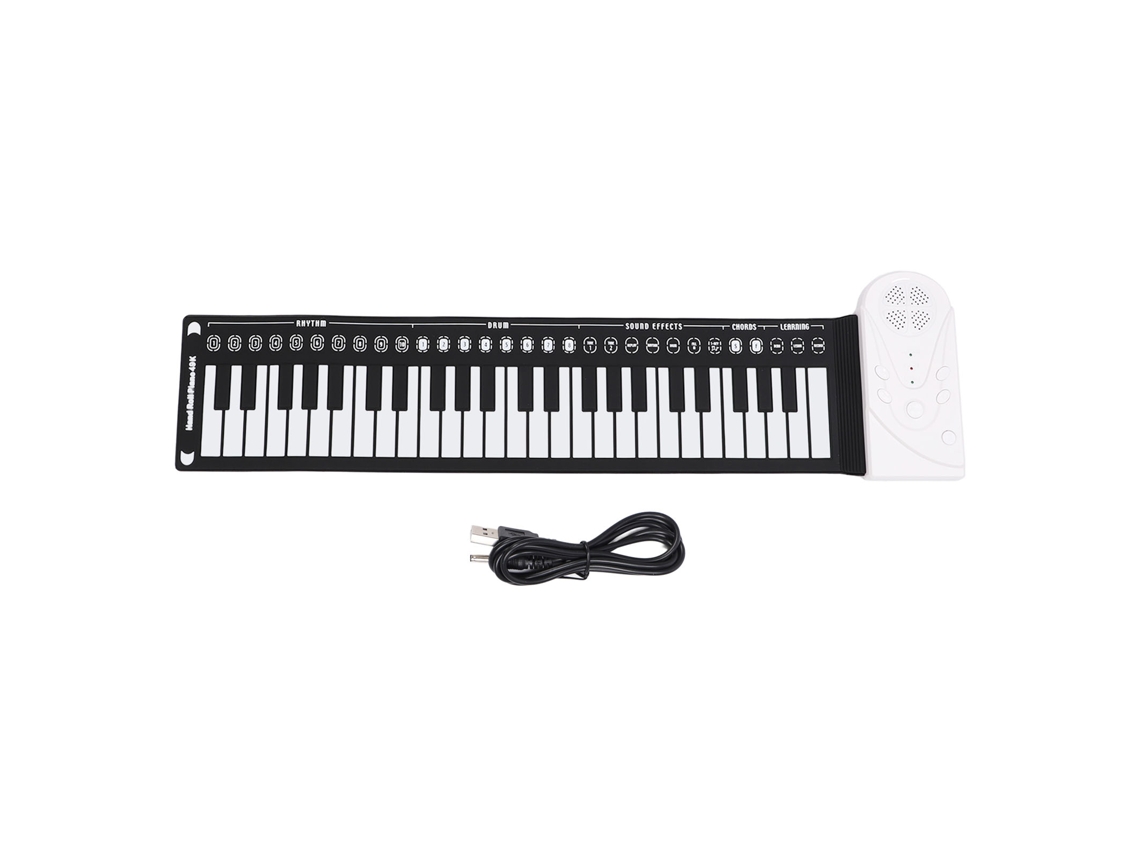 Teclado de piano enrollable (plegable y portátil)