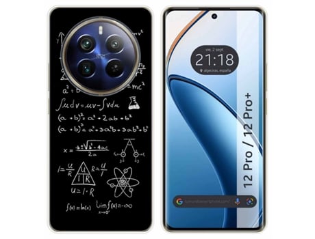 Funda Diseño Formulas para Realme 12 Pro 5G / 12 Pro Plus 5G TUMUNDOSMARTPHONE Silicona Multicolor