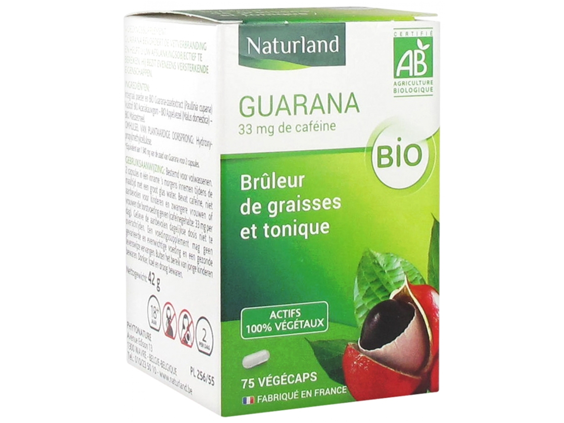 Guaraná Bio 75 Vegecaps NATURLAND